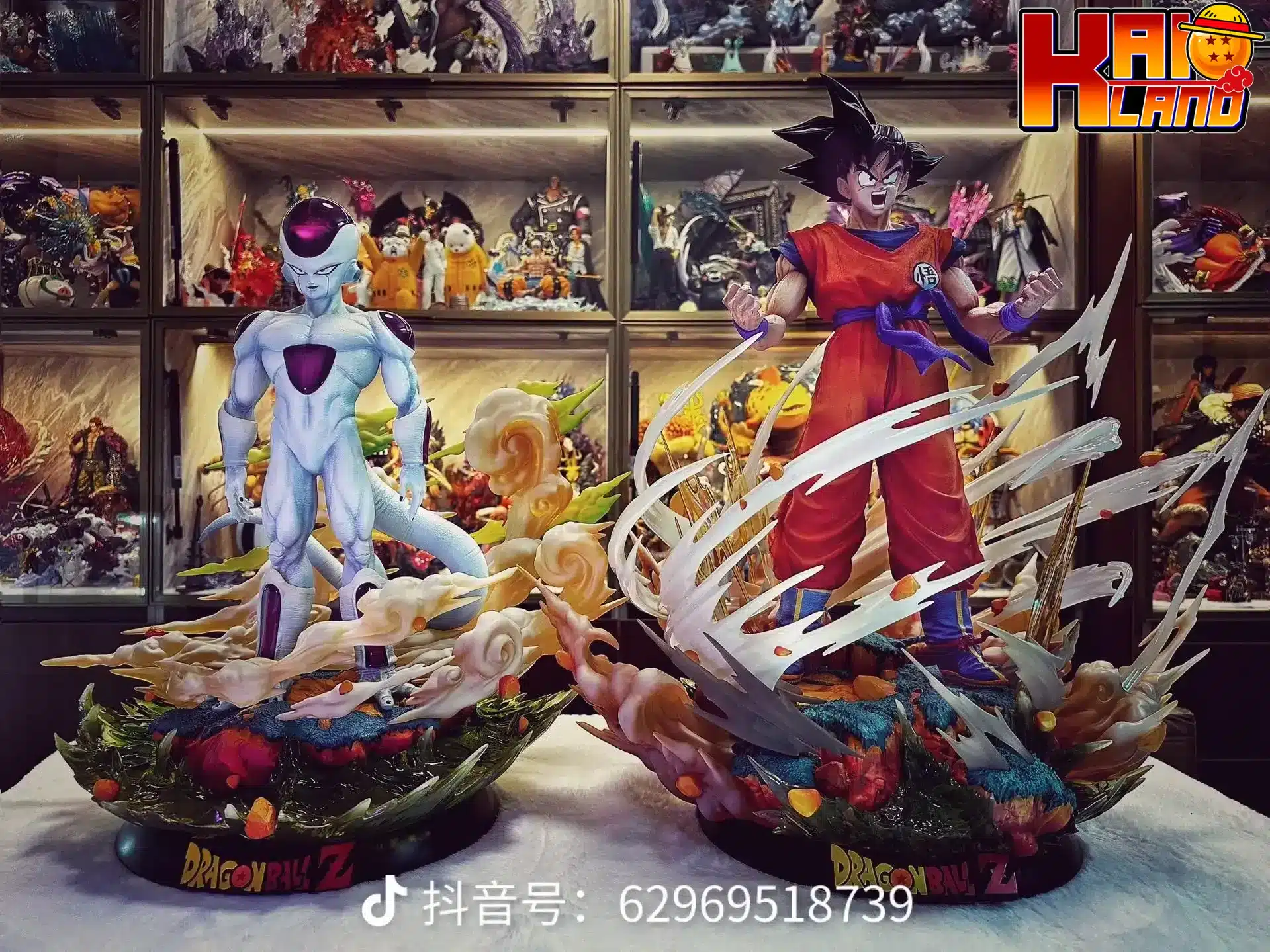 Dragon Ball White Hole Studio Goku vs Frieza Resin Statue 4th Scale Only