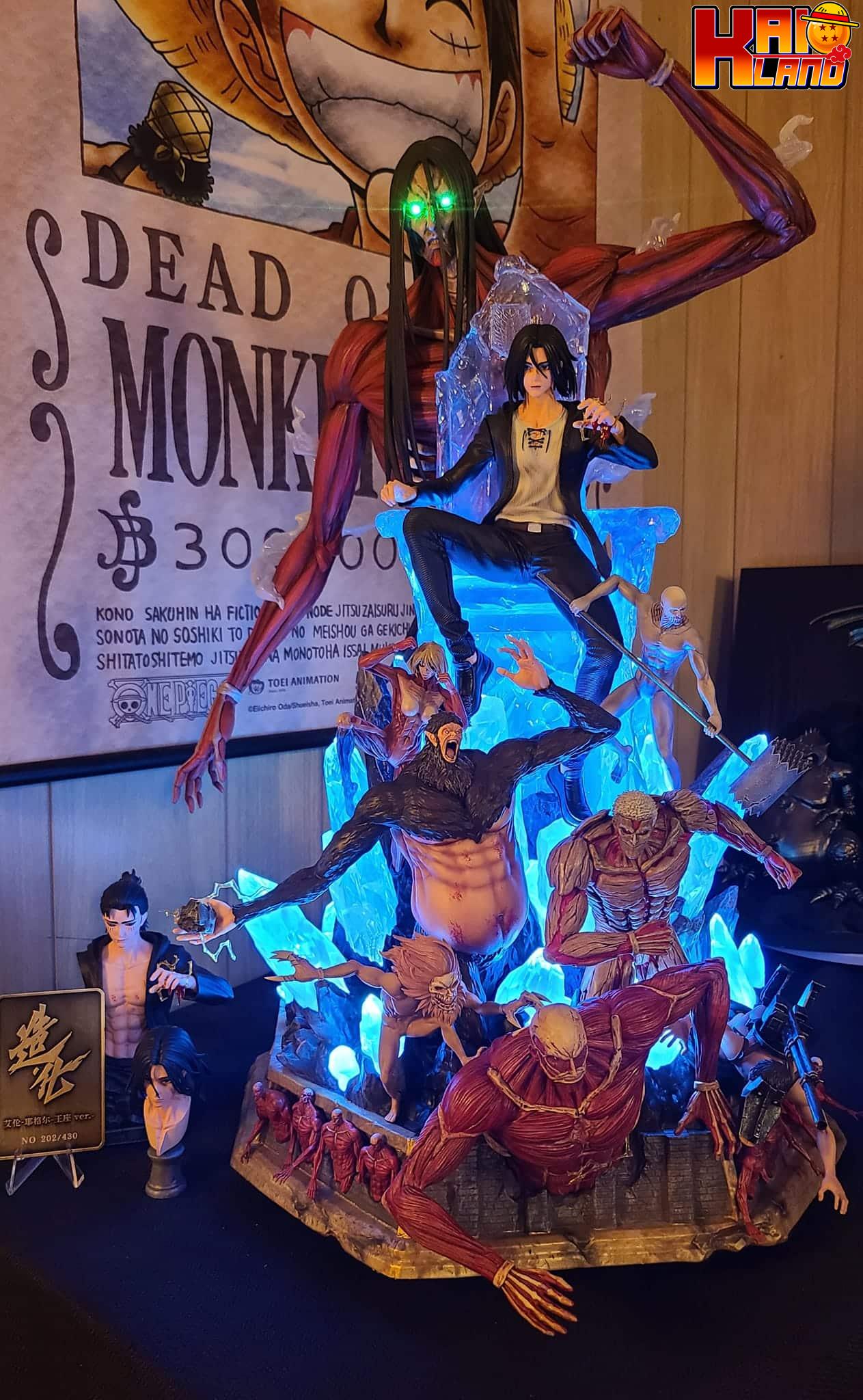Attack On Titan ZaoHua Studio Throne Eren Jaeger Resin Statue