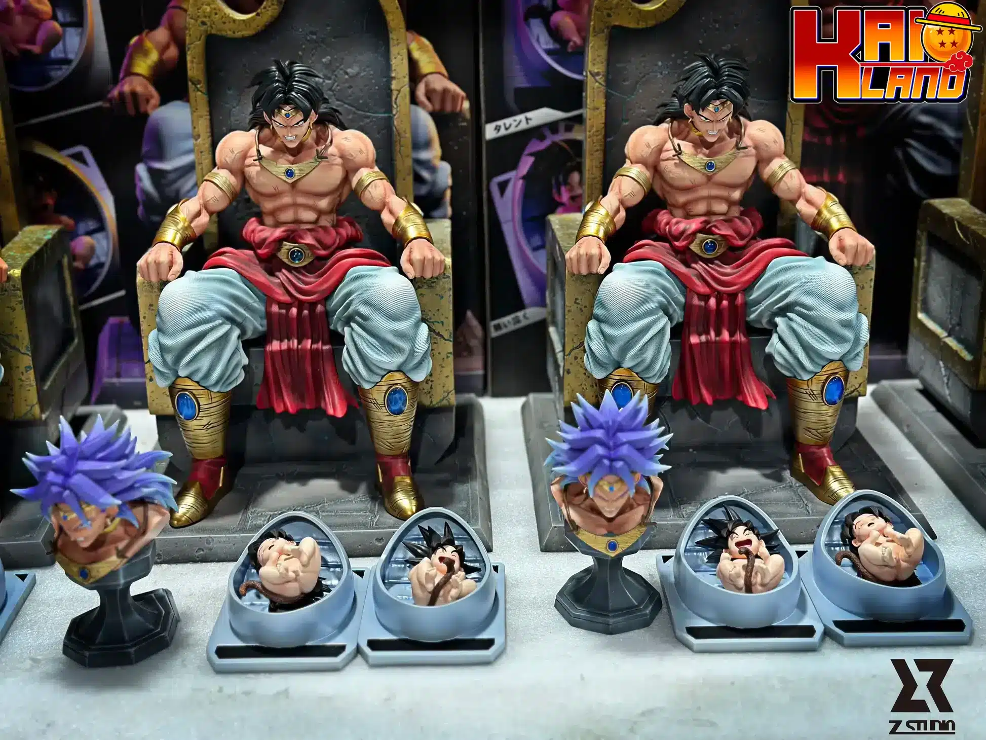 Dragon Ball Z Studio Sitting Broly Resin Statue