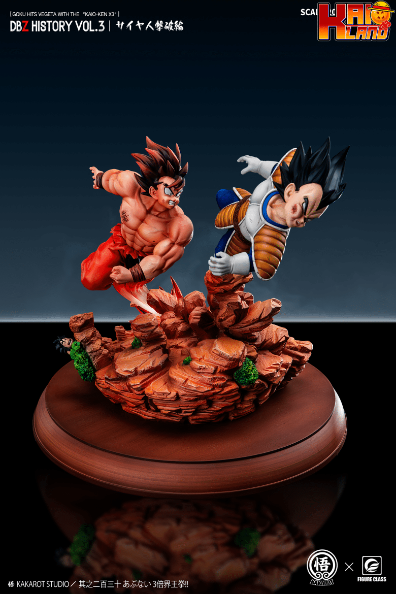 Dragon Ball Figure Class Studio Goku vs Vegeta KaioKen Resin Statue