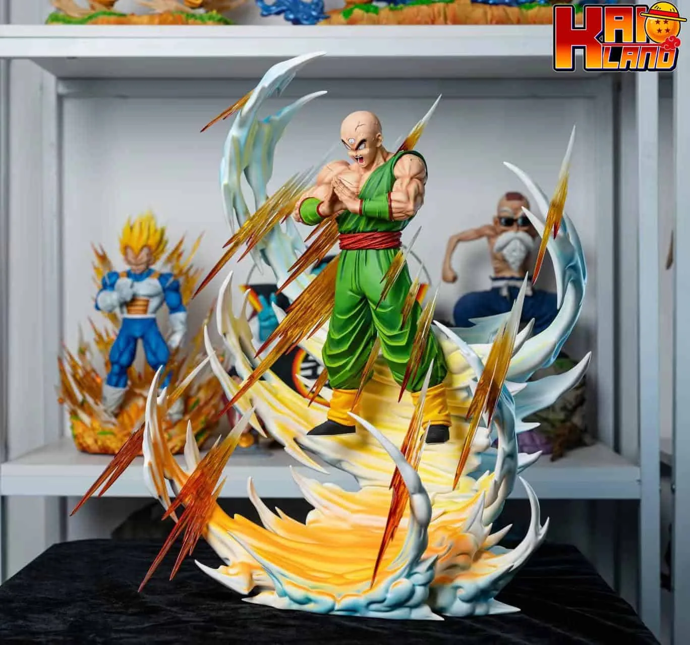 Dragon Ball Clouds Studio Tien Shin Han Resin Statue