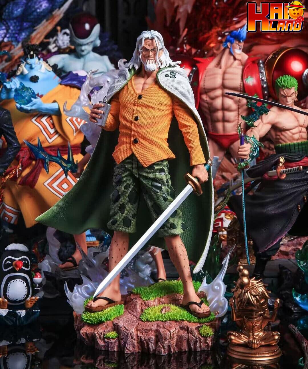 One Piece LX Studio Silvers Rayleigh Resin Statue