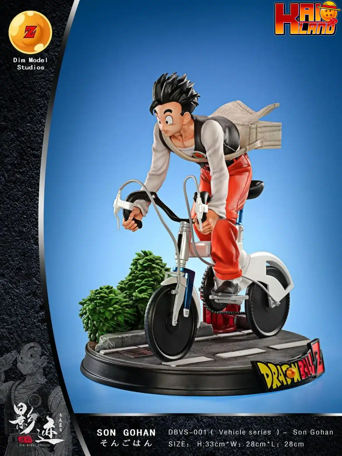 Dragon Ball DIM Studio Gohan Bike Resin Statue