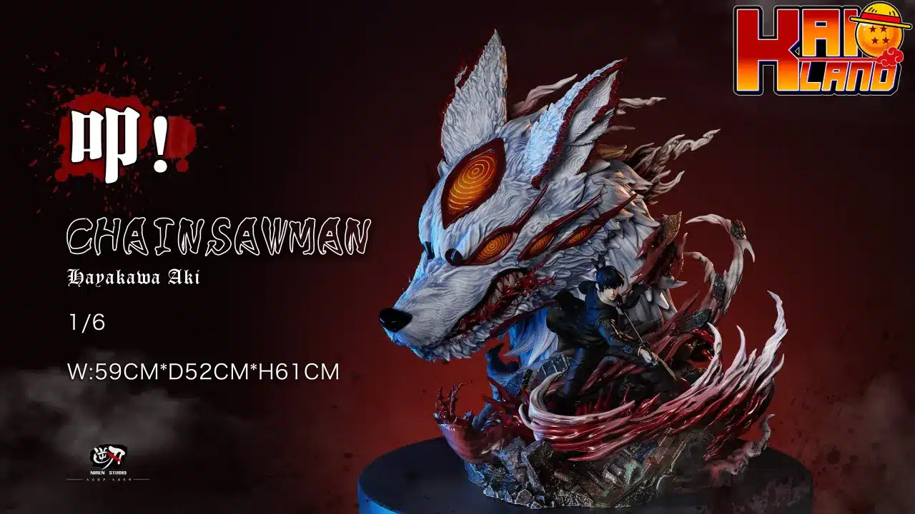 ChainSaw Man Niren Studio Hayakawa Aki Resin Statue