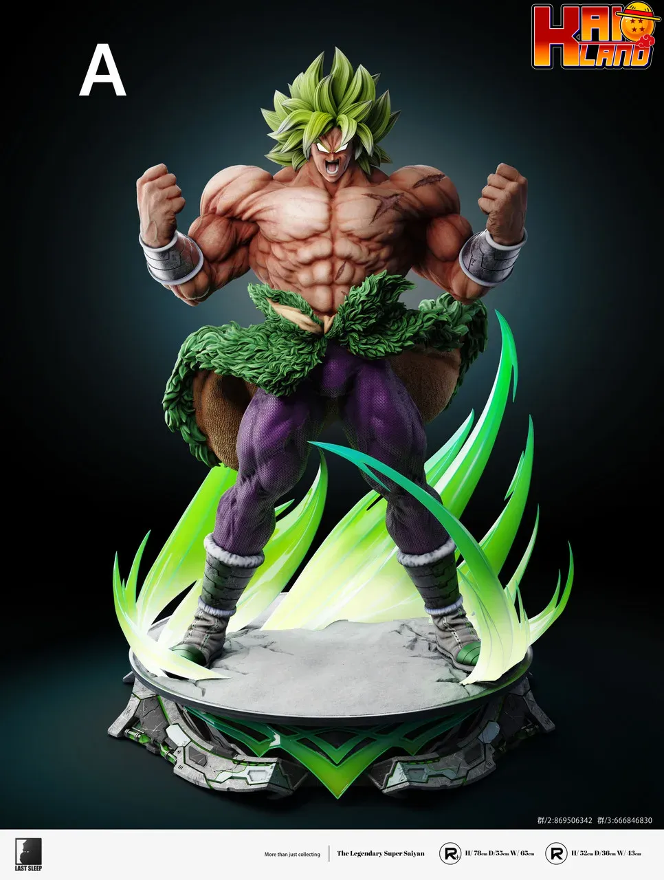 Dragon Ball Last Sleep Studio Broly Resin Statue