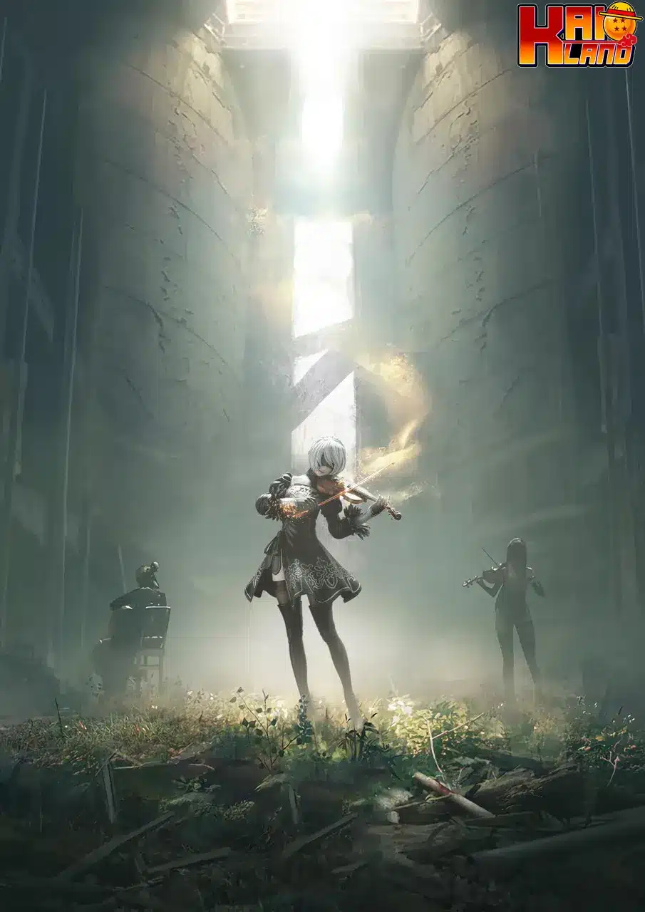 NieR Automata ASS Studio Violin NieR 2B Resin Statue