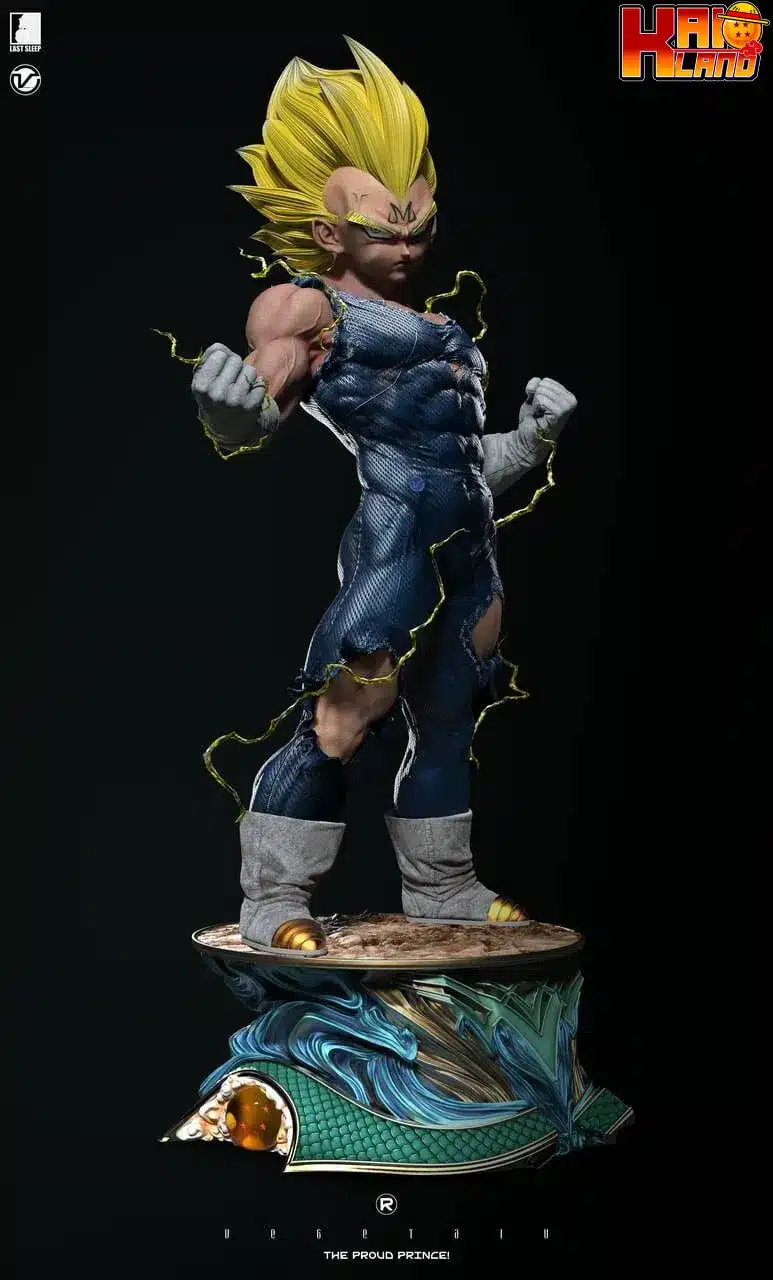 Dragon Ball Last Sleep Studio Majin Vegeta Resin Statue