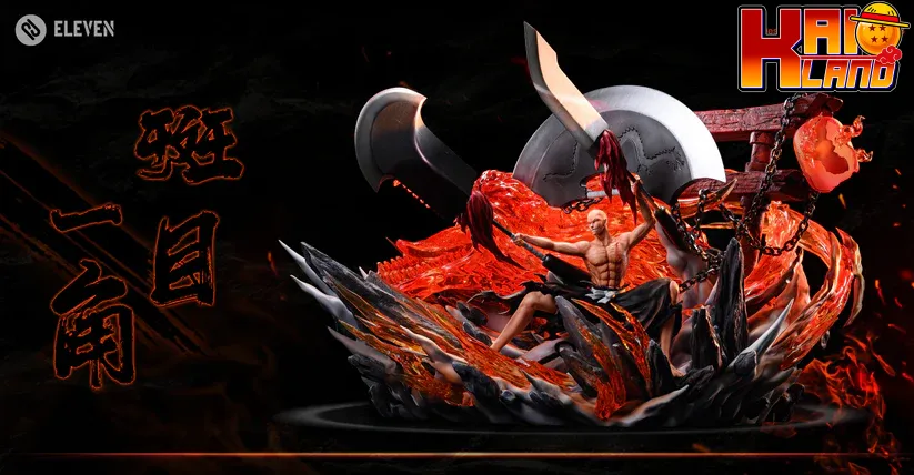 Bleach Eleven Studio Ryumon Hozukimaru Ikkaku Madarame Resin Statue
