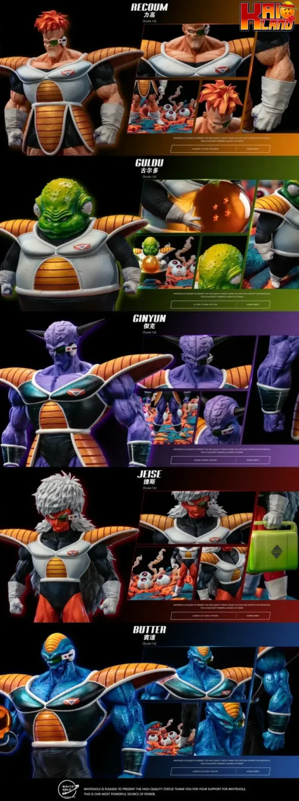 Dragon Ball White Hole Studio Special Forces Ginyu Resin Statue 49 gg 21 scaled 1 jpg scaled