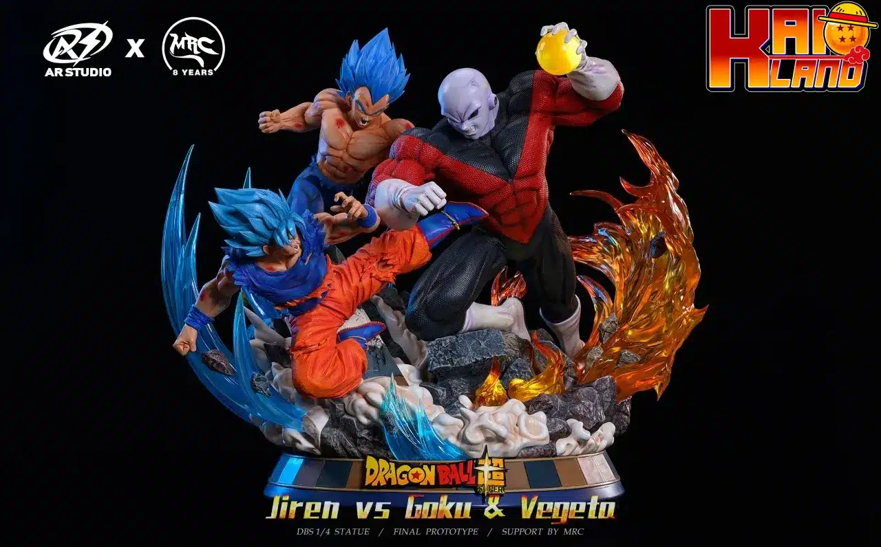 Dragon Ball MRC X ARS Studio Goku Vegeta VS Jiren Resin Statue