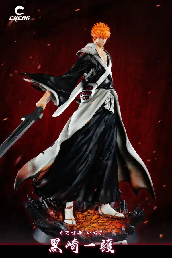 Bleach Cheng Studio Bleach Ichigo Kurosaki Resin Statue 1