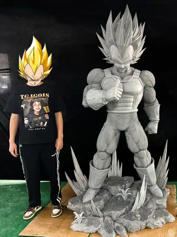 Dragon Ball Clouds Studio Vegeta Bust x Figure Resin Statue 4