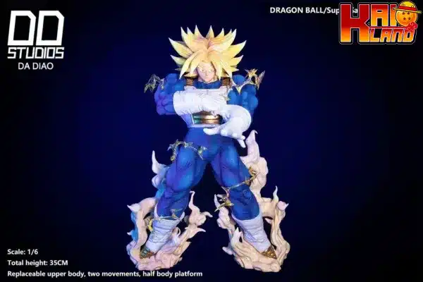 Dragon Ball DD Studio Super Saiyan 2 Trunks Future Resin Statue 2