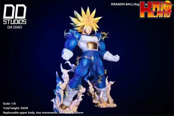 Dragon Ball DD Studio Super Saiyan 2 Trunks Future Resin Statue 3