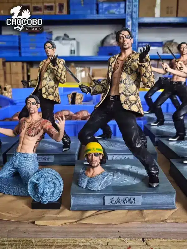 Like a Dragon Chocobo studio Goro Majima Resin Statue