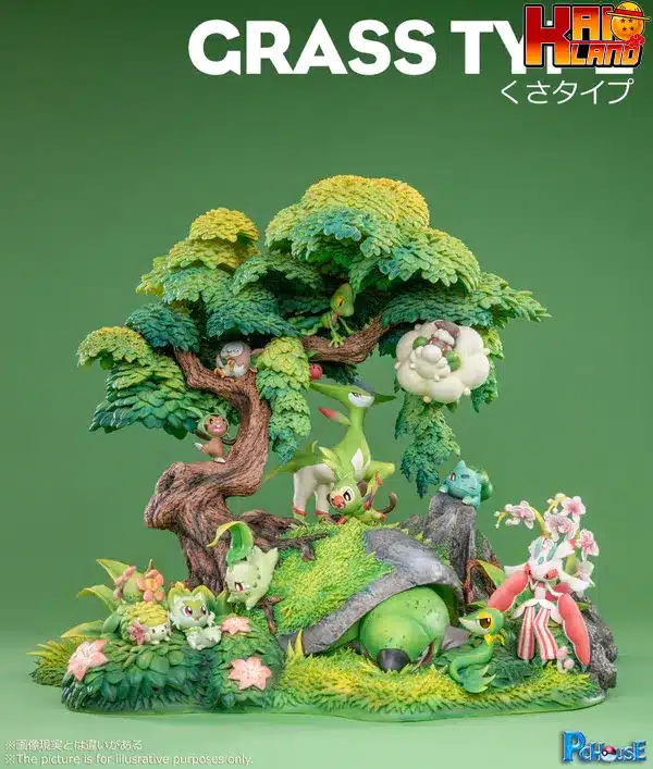 Pokemon PC House Grass Type Resin Statue