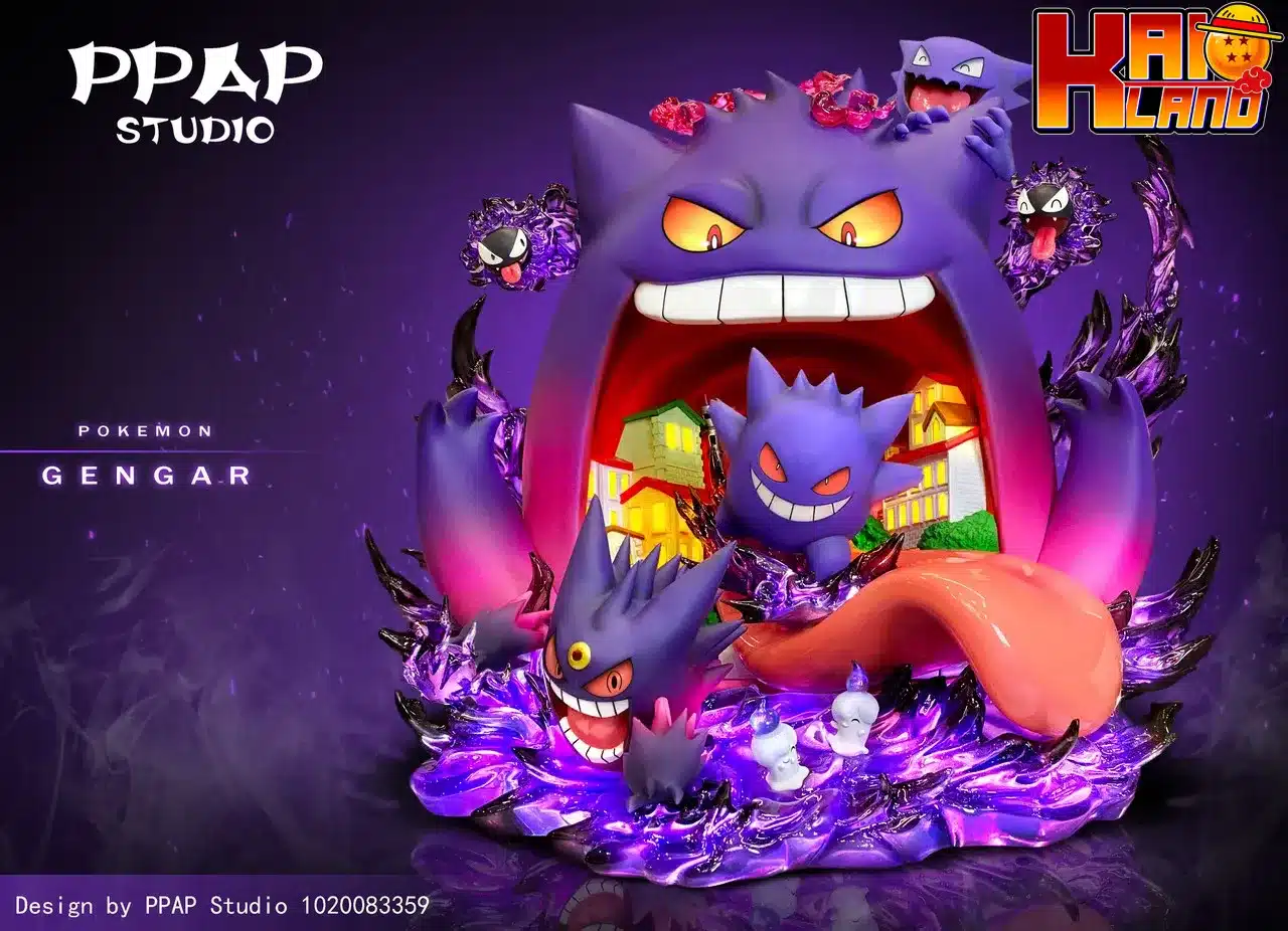 Pokemon PPAP Studio Gengar Resin Statue