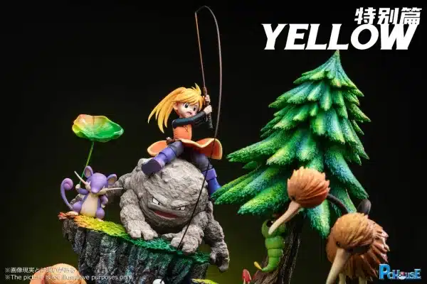 Pokemon Pc House Studio Yellow Resin Statue 4