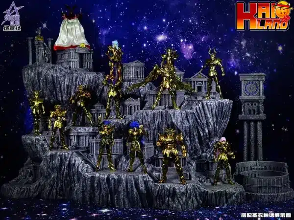 Saint Seiya Scene Club Studio Legend of Sanctuary Scene Base Only Resin Statue 3