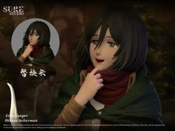 Attack on Titan Sure Studio Eren x Mikasa V2 Resin Statue 2