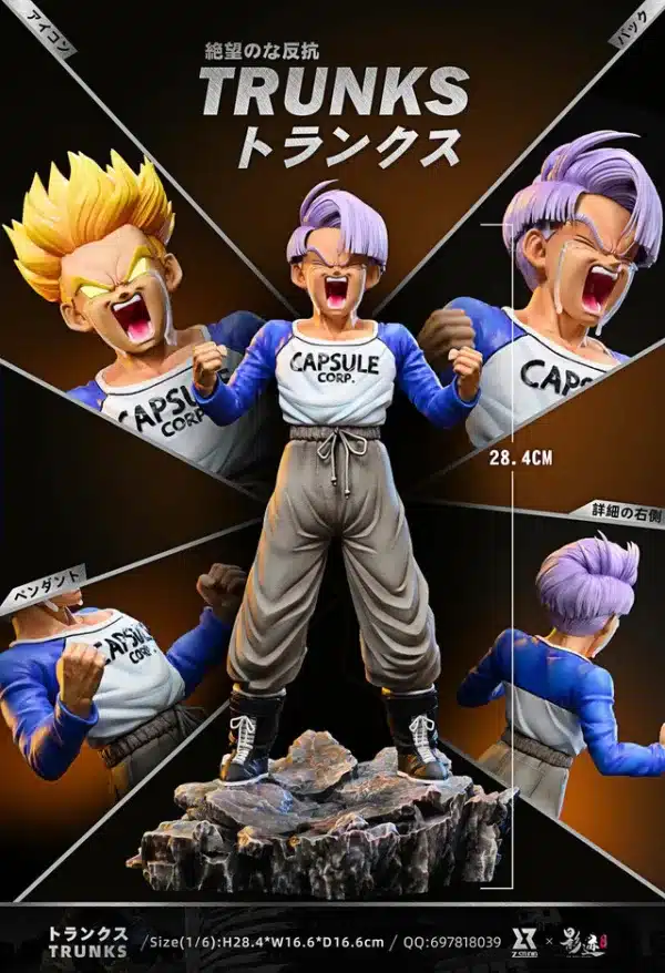 Dragon Ball Z Studio Trunks Resin Statue 2