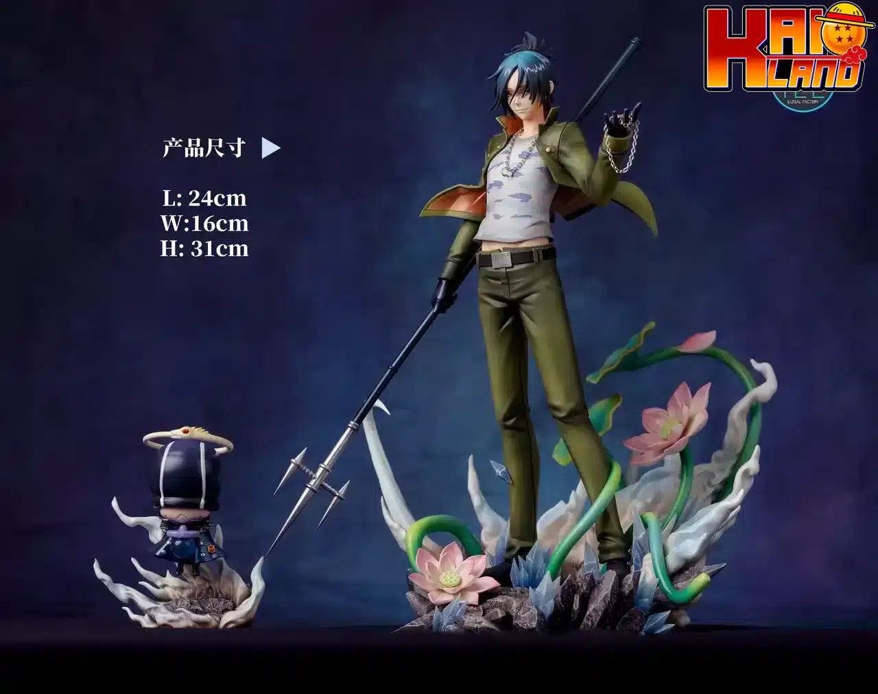 Katekyo Hitman Reborn ILL Studio Rokudou Mukuro Resin Statue