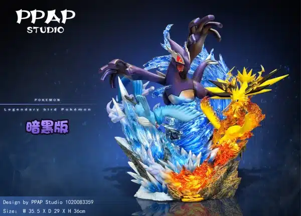 Pokemon PPAP Studio Lugia Legendary Birds Resin Statue 3