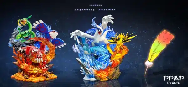 Pokemon PPAP Studio Lugia Legendary Birds Resin Statue 9