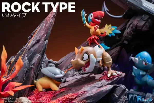 Pokemon Pc House Studio Rock Type Resin Statue 2