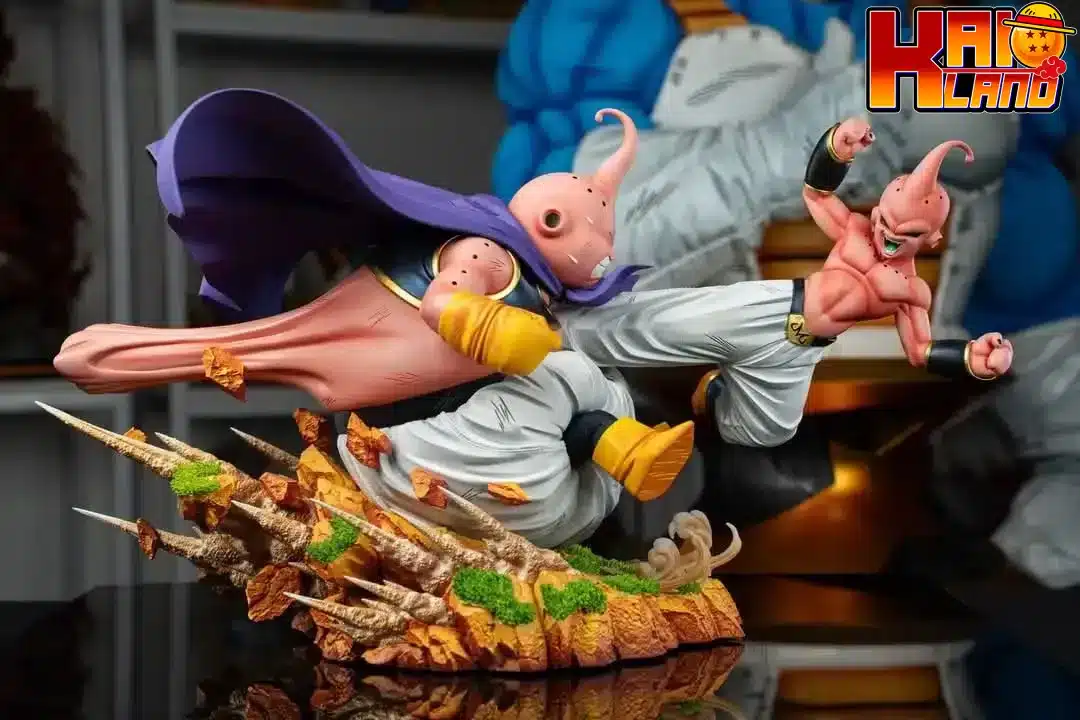 Dragon Ball Clouds Studio Fat Buu Vs Kid Buu Battle Resin Statue