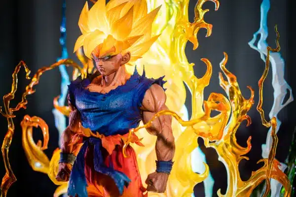 Dragon Ball White Hole Studio The legendary Super Saiyan Goku Statue Resin Statue 4 1