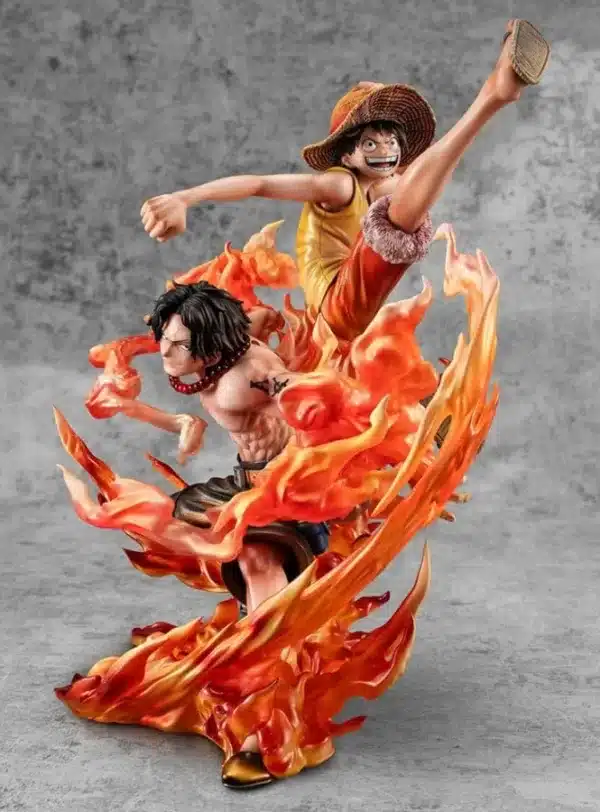 megahouse pop portrait of pirates one piece neo maximum luffy ace brotherhood 20th limited edition 1 1