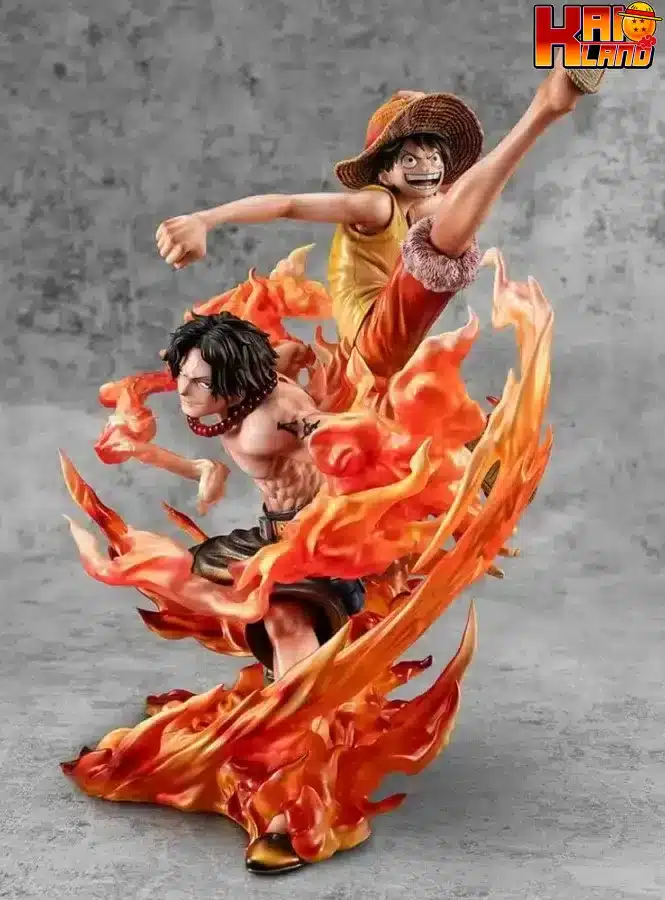 One Piece Megahouse P.O.P. Portrait of Pirates NEO Maximum Luffy and Ace Brotherhood 20th Limited Edition PVC Figure