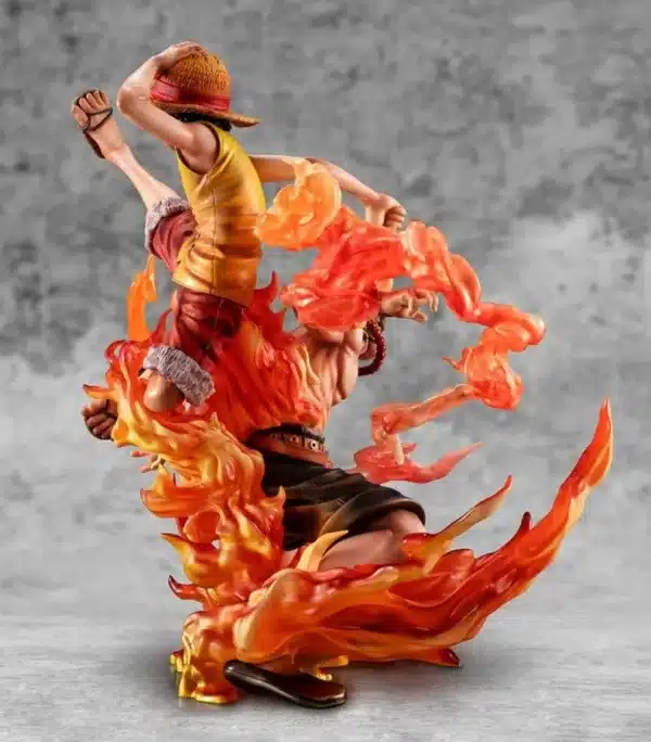 megahouse pop portrait of pirates one piece neo maximum luffy ace brotherhood 20th limited edition 2