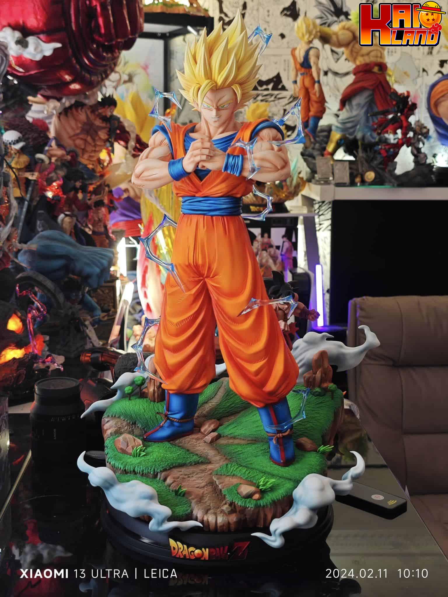 Dragon Ball Civilization Studio Super Saiyan SS2 Resin Statue