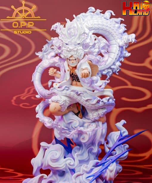 One Piece OPP Studio Dragon Year Nika Luffy Resin Statue