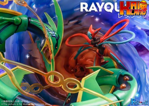 Pokemon PC House studio Rayquaza Resin Statue 4