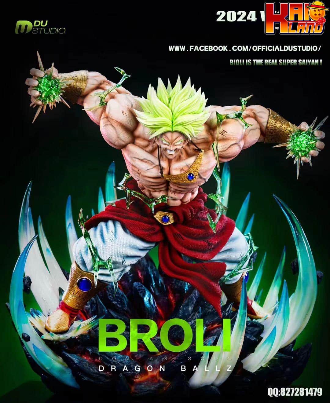 Dragon Ball Du Studio Broly Resin Statue
