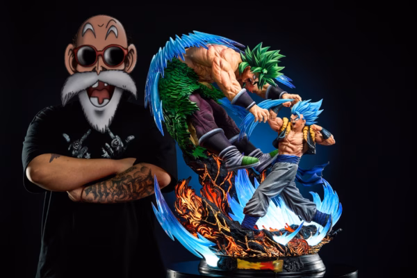 Dragon Ball KD Collectibles SS Blue Gogeta Vs Broly Resin Statue