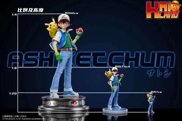 Pokemon MG Studio ASH Ketchum Resin Statue 1
