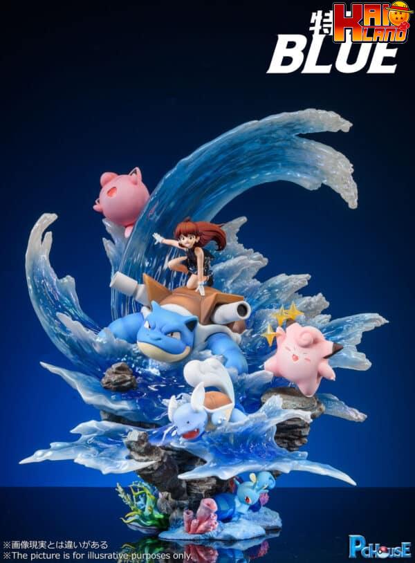 Pokemon Pc House Studio Blue Resin Statue 1