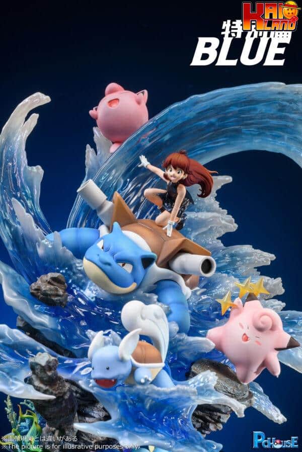 Pokemon Pc House Studio Blue Resin Statue 5