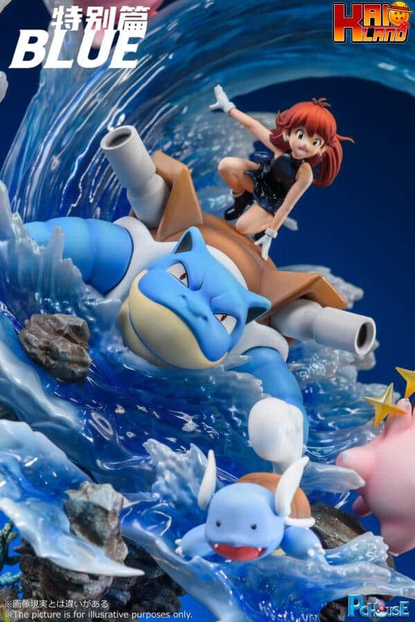 Pokemon Pc House Studio Blue Resin Statue 6