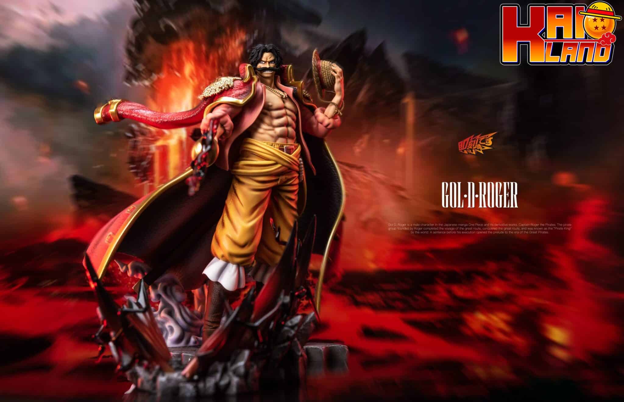 One Piece Ji Ke Studio Gol D Roger Resin Statue