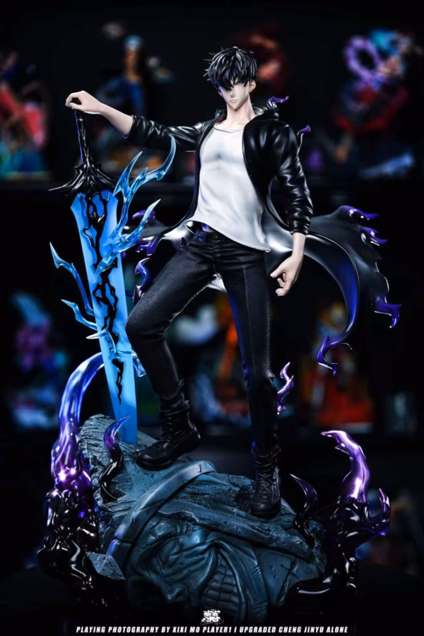 Solo Leveling Player 1 Sung Jinwoo Resin Statue 2 1