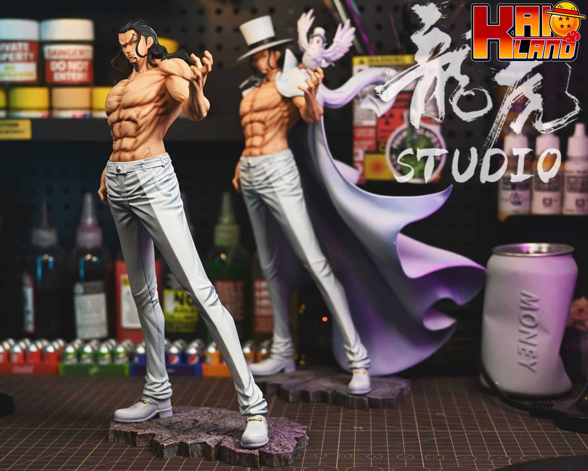 One Piece Long Hu Studio Rob Lucci Resin Statue