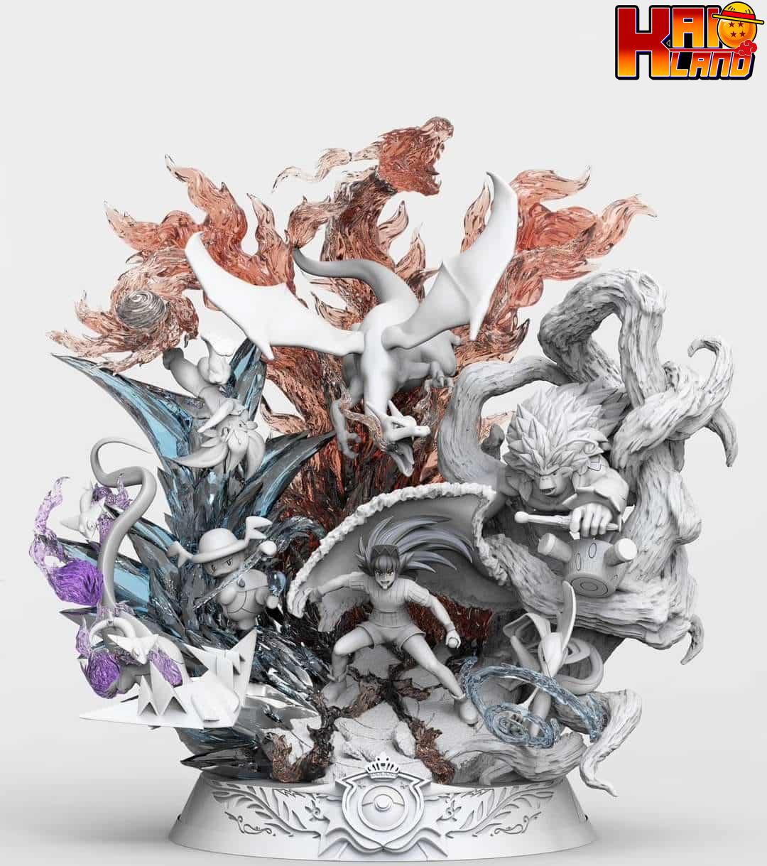 Pokemon Pc House Studio Leon Group Resin Statue