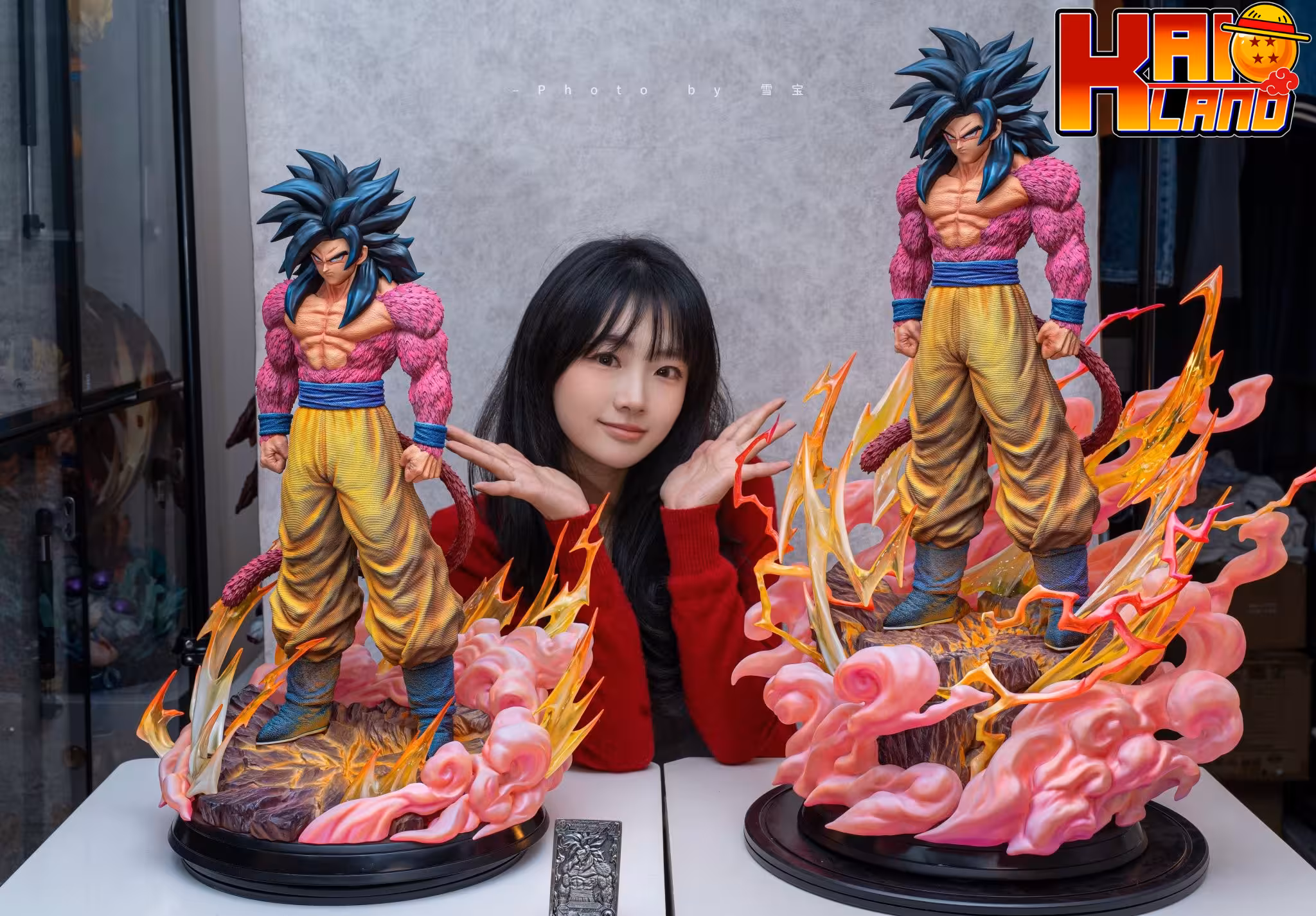 Dragon Ball BUU Studio SSJ4 Goku Resin Statue EU WAREHOUSE