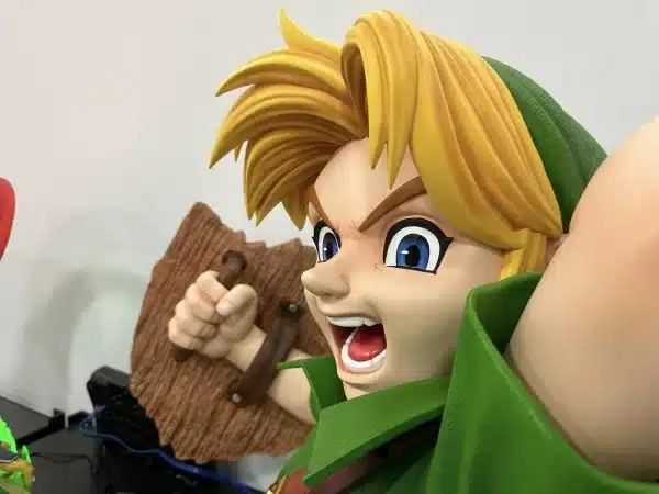 Legend of Zelda Kintsukuroi Creations Young Link Bust Life Size Resin Statue 3 1