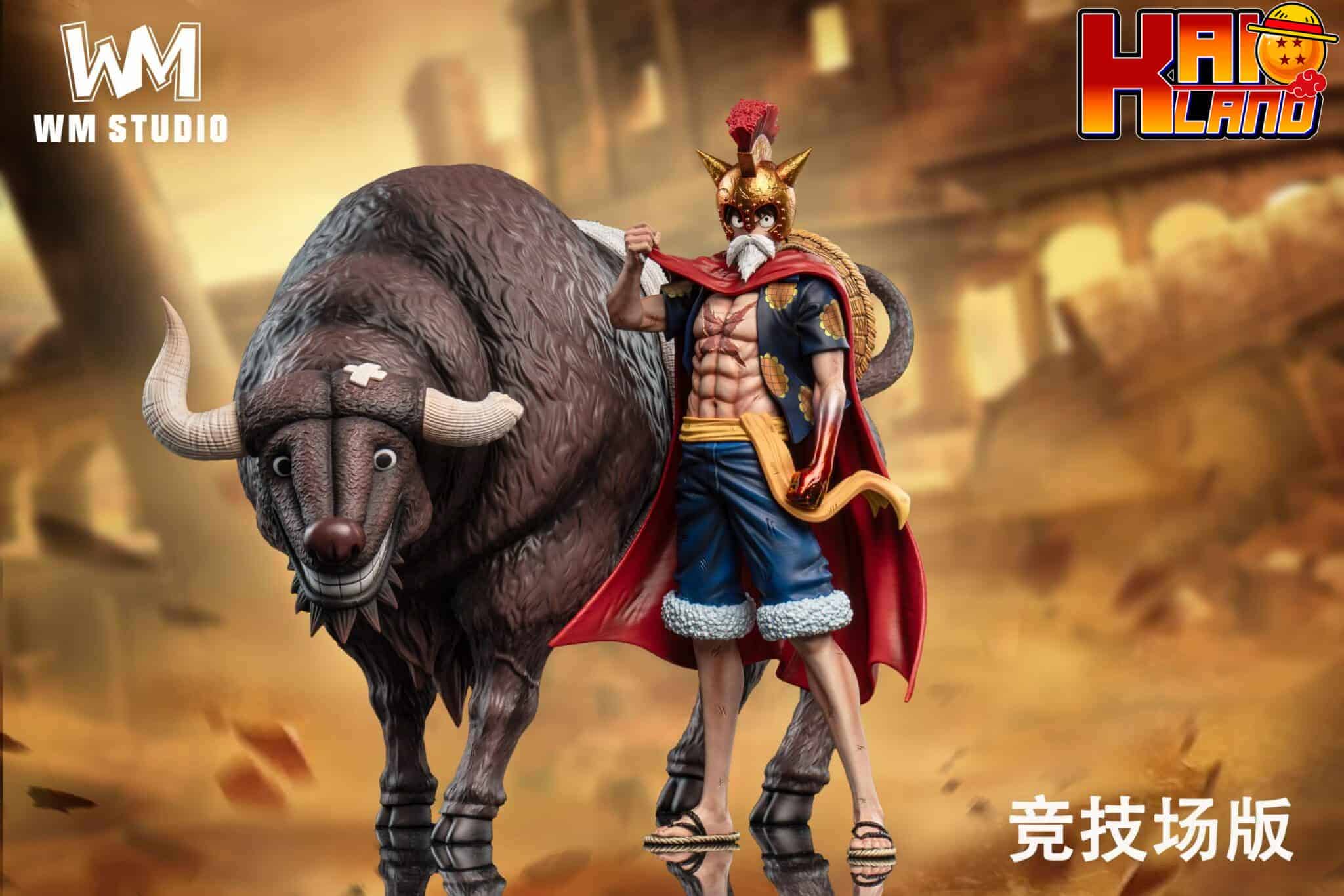 One Piece WM Studio Monkey D Luffy x Fighting Bull Resin Statue